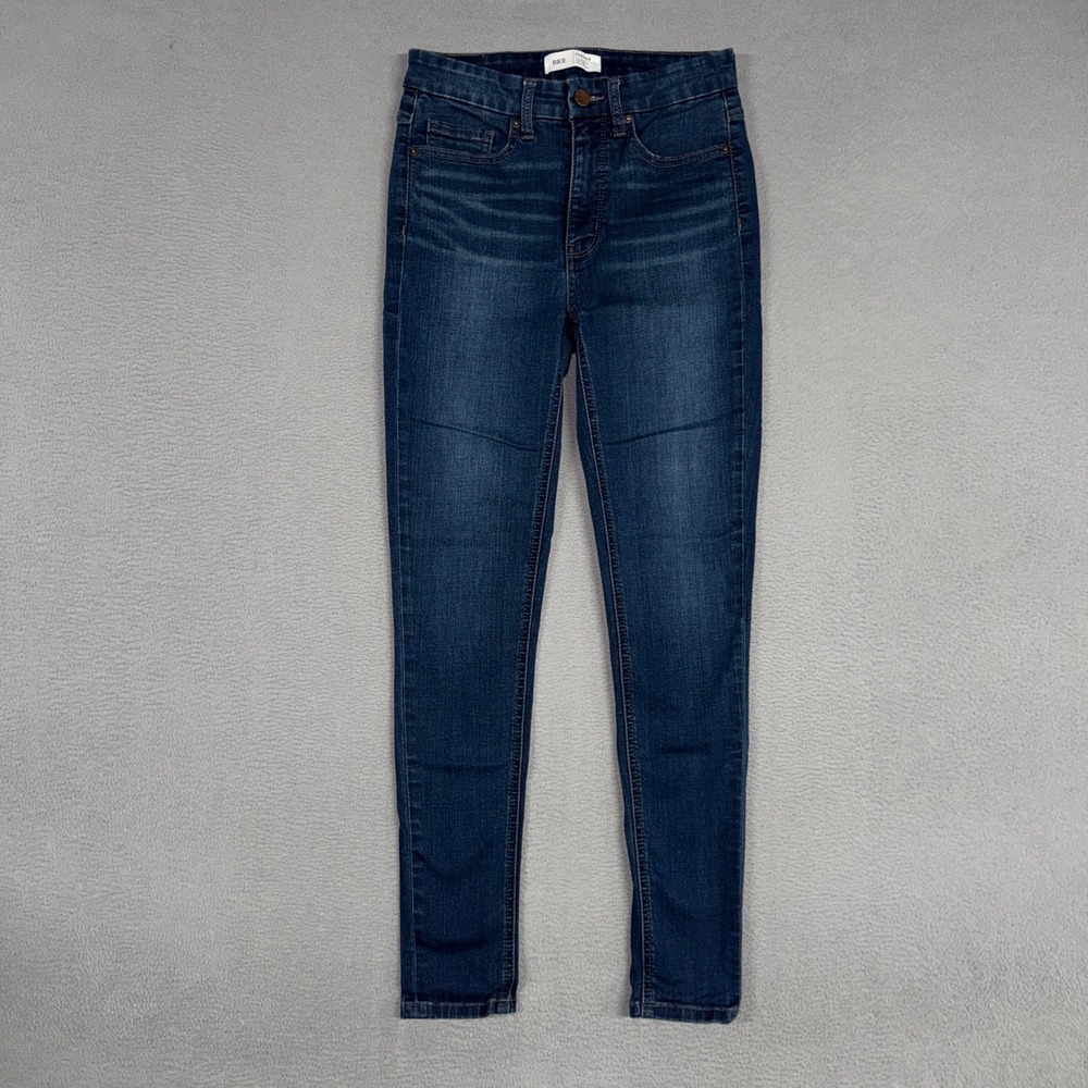 BKE Jeans Women 25 (Fits 27) Blue Parker Skinny Ankle High Rise Stretch Denim